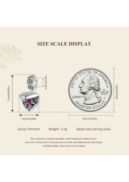 Pendant Charm Romantik Teklif Hafıza Kadınlar Için Karşılaştırılmış Farklı Bileklikler ve Kolye 925 Gümüş (Yurt Dışından) indirimleri