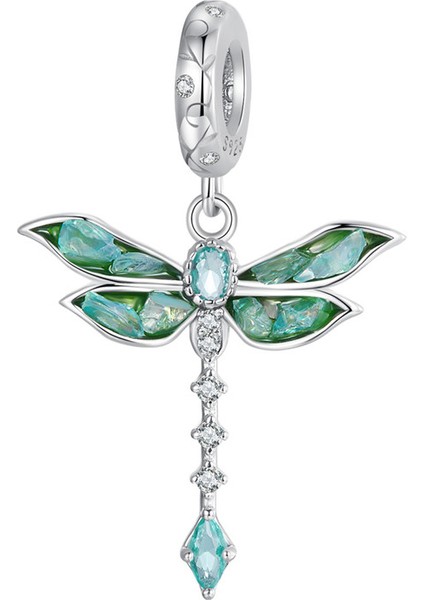 Pendant Charm Yeşil Ejderha Kadınlar Için Karşılaştırılmış Farklı Bileklikler ve Kolye 925 Gümüş (Yurt Dışından)