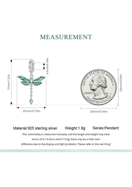 Pendant Charm Yeşil Ejderha Kadınlar Için Karşılaştırılmış Farklı Bileklikler ve Kolye 925 Gümüş (Yurt Dışından) indirimleri