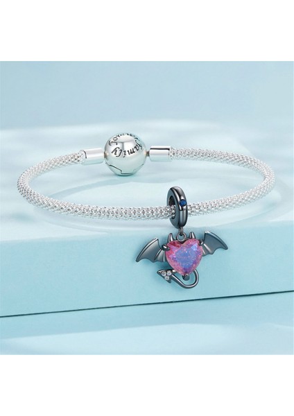 Pendant Charm Kalp Şeytan Kadınlar Için Karşılaştırılmış Farklı Bileklikler ve Kolye 925 Gümüş (Yurt Dışından) modelleri