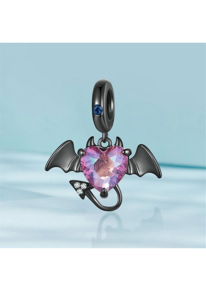 Pendant Charm Kalp Şeytan Kadınlar Için Karşılaştırılmış Farklı Bileklikler ve Kolye 925 Gümüş (Yurt Dışından) indirimleri