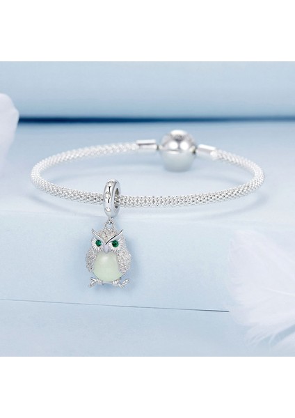 Pendant Charm Açık Buğun Kadınlar Için Karşılaştırılmış Farklı Bileklikler ve Kolye 925 Gümüş (Yurt Dışından)