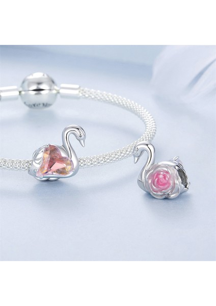 Pendant Charm Swan Kadınlar Için Karşılaştırılmış Farklı Bileklikler ve Kolye 925 Gümüş (Yurt Dışından)