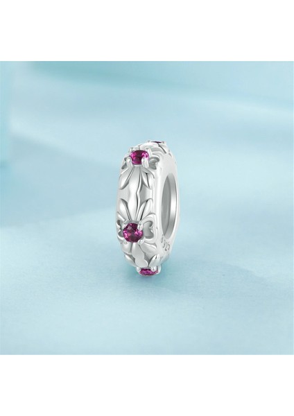 Pendant Charm Vintage Iris Silicone Stopper Bead Kadınlar Için Karşılaştırılmış Farklı Bileklikler ve Kolye 925 Gümüş (Yurt Dışından) indirimleri