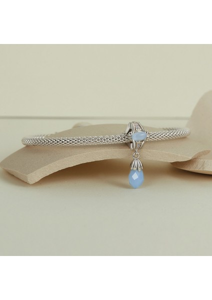 Pendant Charm Mid-Center Moderm Pendant Kadınlar Için Karşılaştırılmış Farklı Bileklikler ve Kolye 925 Gümüş (Yurt Dışından)