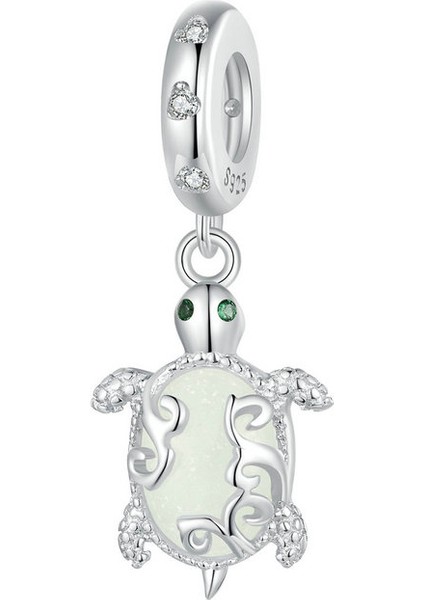 Pendant Charm Güzel Deniz Kaplumbağası Kadınlar Için Karşılaştırılmış Farklı Bileklikler ve Kolye 925 Gümüş (Yurt Dışından)