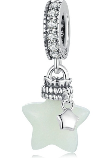 Pendant Charm Açık Yıldız Dileyen Bottle Kadınlar Için Karşılaştırılmış Farklı Bileklikler ve Kolye 925 Gümüş (Yurt Dışından) fiyatları