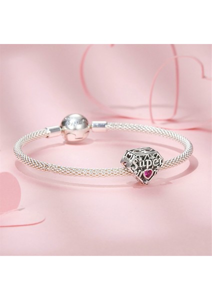 Pendant Charm Supermom Kadınlar Için Karşılaştırılmış Farklı Bileklikler ve Kolye 925 Gümüş (Yurt Dışından) modelleri