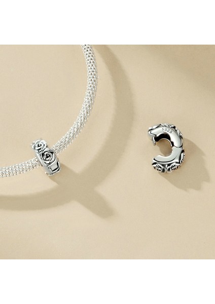 Pendant Charm Rose Stopper Beads Kadınlar Için Karşılaştırılmış Farklı Bileklikler ve Kolye 925 Gümüş (Yurt Dışından) fiyatları