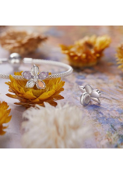 Pendant Charm Monet'in Gardon Kadınlar Için Karşılaştırılmış Farklı Bileklikler ve Kolye 925 Gümüş (Yurt Dışından)