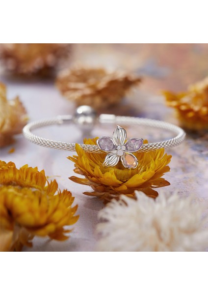 Pendant Charm Monet'in Gardon Kadınlar Için Karşılaştırılmış Farklı Bileklikler ve Kolye 925 Gümüş (Yurt Dışından)
