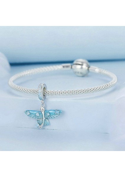 Pendant Charm Flying Fish Pendant Kadınlar Için Karşılaştırılmış Farklı Bileklikler ve Kolye 925 Gümüş (Yurt Dışından)