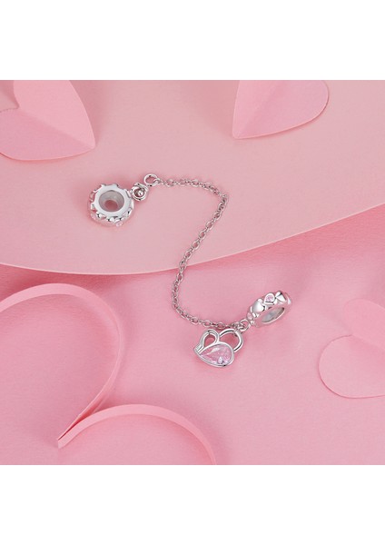 Pendant Charm Kalp Kilit Güvenlik Zinciri Kadınlar Için Karşılaştırılmış Farklı Bileklikler ve Kolye 925 Gümüş (Yurt Dışından) indirimleri