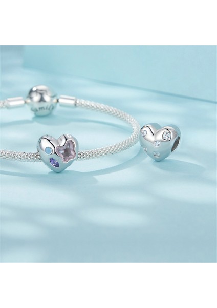 Pendant Charm Kalp Şeklindeki Balon Kadınlar Için Karşılaştırılmış Farklı Bileklikler ve Kolye 925 Gümüş (Yurt Dışından) fiyatları