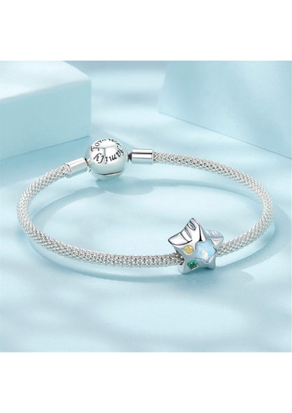 Pendant Charm Balloon Star Kadınlar Için Karşılaştırılmış Farklı Bileklikler ve Kolye 925 Gümüş (Yurt Dışından)