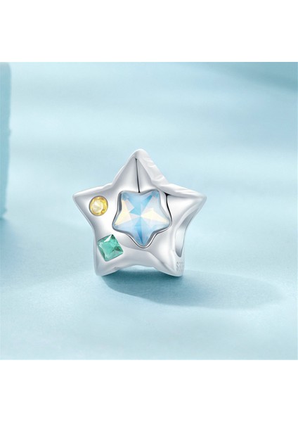Pendant Charm Balloon Star Kadınlar Için Karşılaştırılmış Farklı Bileklikler ve Kolye 925 Gümüş (Yurt Dışından)