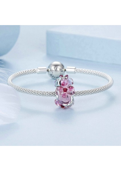 Pendant Charm Çiçek Kelebek Glass Ayıları Kadınlar Için Karşılaştırılmış Farklı Bileklikler ve Kolye 925 Gümüş (Yurt Dışından)