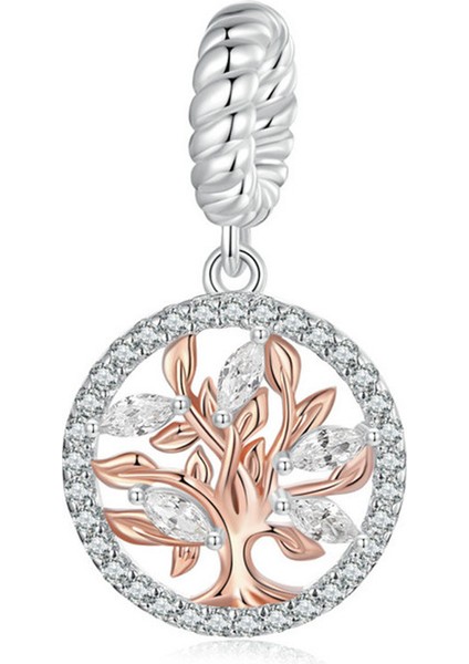 Pendant Charm Hayat Ağacı Pendant Kadınlar Için Karşılaştırılmış Farklı Bileklikler ve Kolye 925 Gümüş (Yurt Dışından)