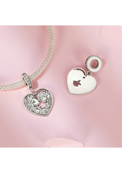 Pendant Charm Anne ve Kızı Pendant Kadınlar Için Karşılaştırılmış Farklı Bileklikler ve Kolye 925 Gümüş (Yurt Dışından) fiyatları