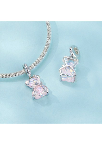 Pendant Charm Hayal Ayı Kadınlar Için Karşılaştırılmış Farklı Bileklikler ve Kolye 925 Gümüş (Yurt Dışından)