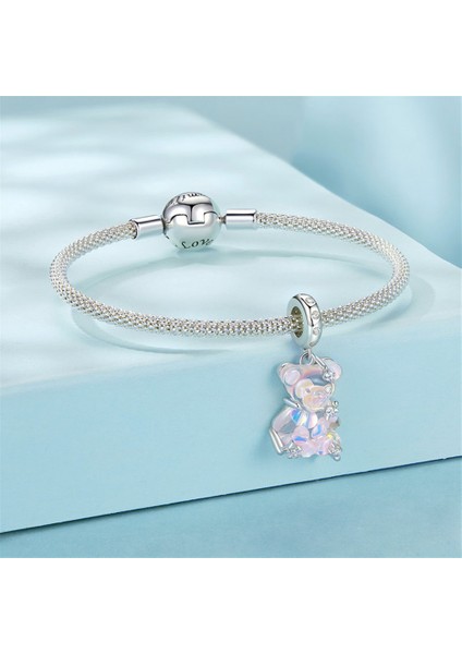 Pendant Charm Hayal Ayı Kadınlar Için Karşılaştırılmış Farklı Bileklikler ve Kolye 925 Gümüş (Yurt Dışından)