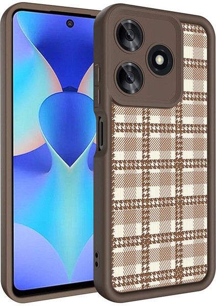 Tecno Spark 10 4g ile Uyumlu Kılıf Kamera Korumalı Yüzeyi Baskılı Arka Kapak