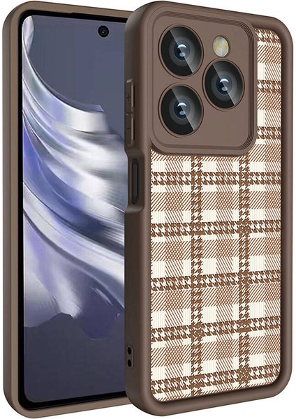 Tecno Spark 20C ile Uyumlu Kılıf Kamera Korumalı Yüzeyi Baskılı Arka Kapak