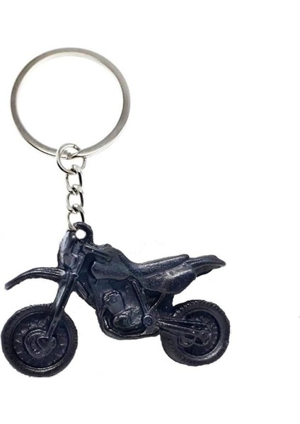 Mat Siyah Erkek Motosiklet & Oto Anahtarlık