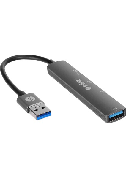 S-Lınk SW-U322 2*usb2.0, 1*usb3.0, 1*type-C Metal USB Hub Çoklayıcı