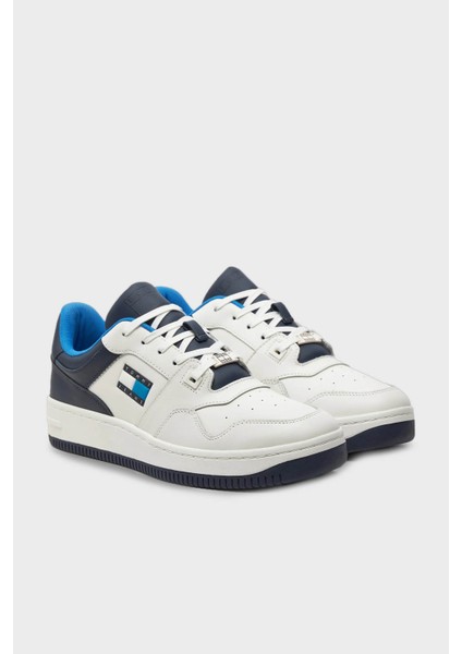 Tommy Jeans Deri Sneaker Ayakkabı Erkek Ayakkabı Em0Em01434 C1G