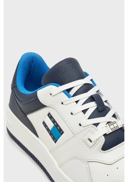 Tommy Jeans Deri Sneaker Ayakkabı Erkek Ayakkabı Em0Em01434 C1G
