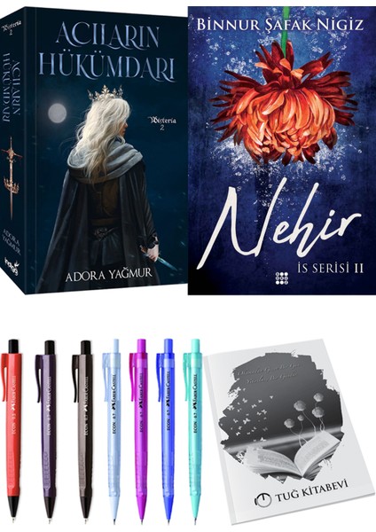 Is Serisi 2 Nehir Binnur Şafak Nigiz ve Acıların Hükümdarı Adora Yağmur 2li Set
