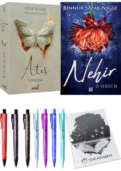 Is Serisi 2 Nehir Binnur Şafak Nigiz ve Ateş Yanmak 1 Filiz Puluç 2li Set