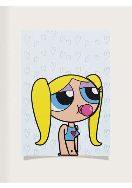 Powerpuff Girls Tasarımlı 24 x 33 cm Poster PYTKPSTR053