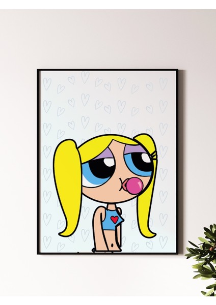 Powerpuff Girls Tasarımlı 24 x 33 cm Poster PYTKPSTR053