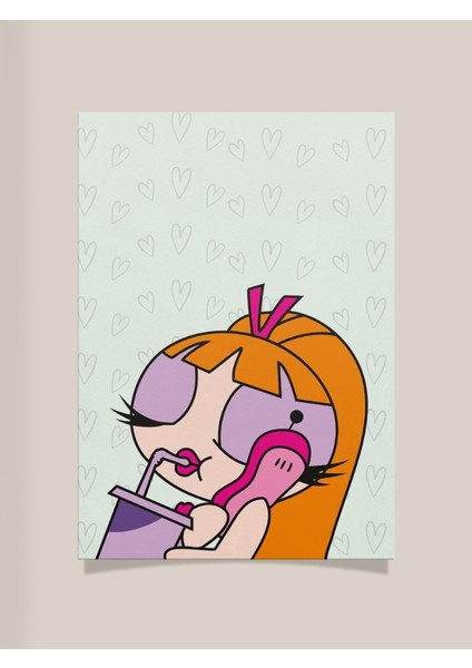 Paytak Moda Powerpuff Girls Tasarımlı 24 x 33 cm Poster PYTKPSTR052