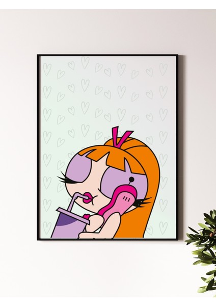 Paytak Moda Powerpuff Girls Tasarımlı 24 x 33 cm Poster PYTKPSTR052