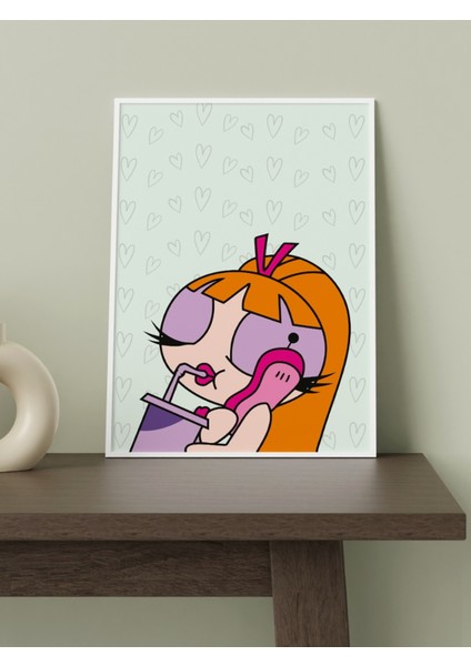 Paytak Moda Powerpuff Girls Tasarımlı 24 x 33 cm Poster PYTKPSTR052