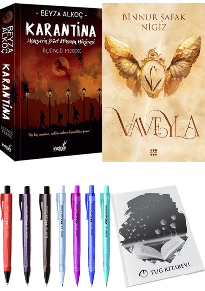 Vaveyla 1 Sönmüş Binnur Şafak Nigiz ve Karantina 3 Beyza Alkoç 2li Set