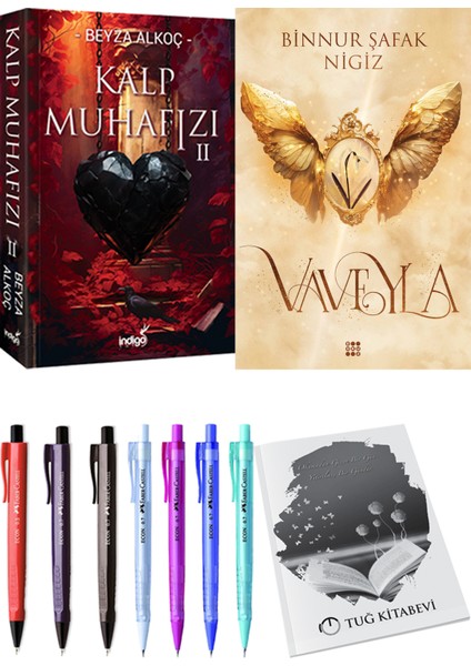 Vaveyla 1 Sönmüş Binnur Şafak Nigiz ve Kalp Muhafızı 2 Beyza Alkoç 2li Set