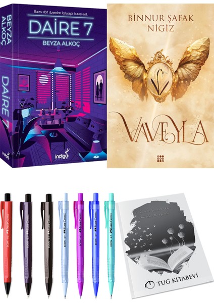 Vaveyla 1 Sönmüş Binnur Şafak Nigiz ve Daire 7 Beyza Alkoç 2li Set
