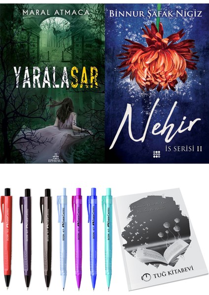 Is Serisi 2 Nehir Binnur Şafak Nigiz ve Ephesus Yayınları Yaralasar 2 Maral Atmaca 2li Set