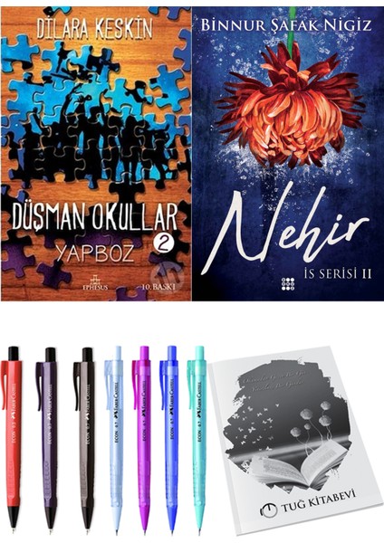 Is Serisi 2 Nehir Binnur Şafak Nigiz ve Ephesus Yayınları Düşman Okullar 2 Dilara Keskin 2li Set