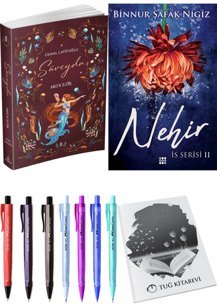 Is Serisi 2 Nehir Binnur Şafak Nigiz ve Ephesus Yayınları Süveyda 2 Medcezir Cemal Latifoğlu 2li Set
