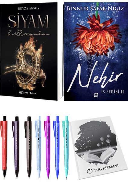 Is Serisi 2 Nehir Binnur Şafak Nigiz ve Epsilon Yayınevi Siyam 3 Beyza Aksoy 2li Set
