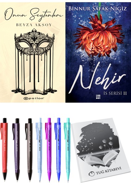 Is Serisi 2 Nehir Binnur Şafak Nigiz ve Epsilon Yayınevi Onun Şeytanları Beyza Aksoy 2li Set