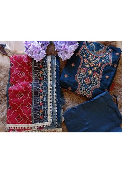 Nakışlı Tunik Tesettür Takım fiyatları