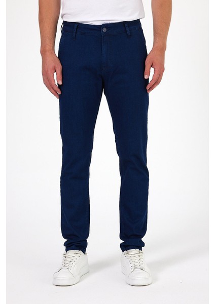 - Erkek Lacivert Likralı Slim Fit Chino Pantolon fırsatları