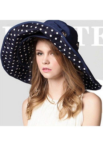 Büyük Kenarlı Plaj Şapkası Güneş Şapkası Bayan Güneşlik Şapkası (Yurt Dışından)