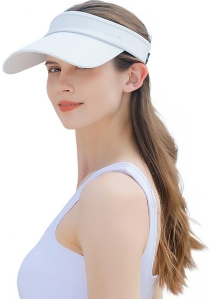 Tenis Sporları Koşu Şapkası Kadın Anti-Ultraviyole Yaz Güneş Şapkası (Yurt Dışından)